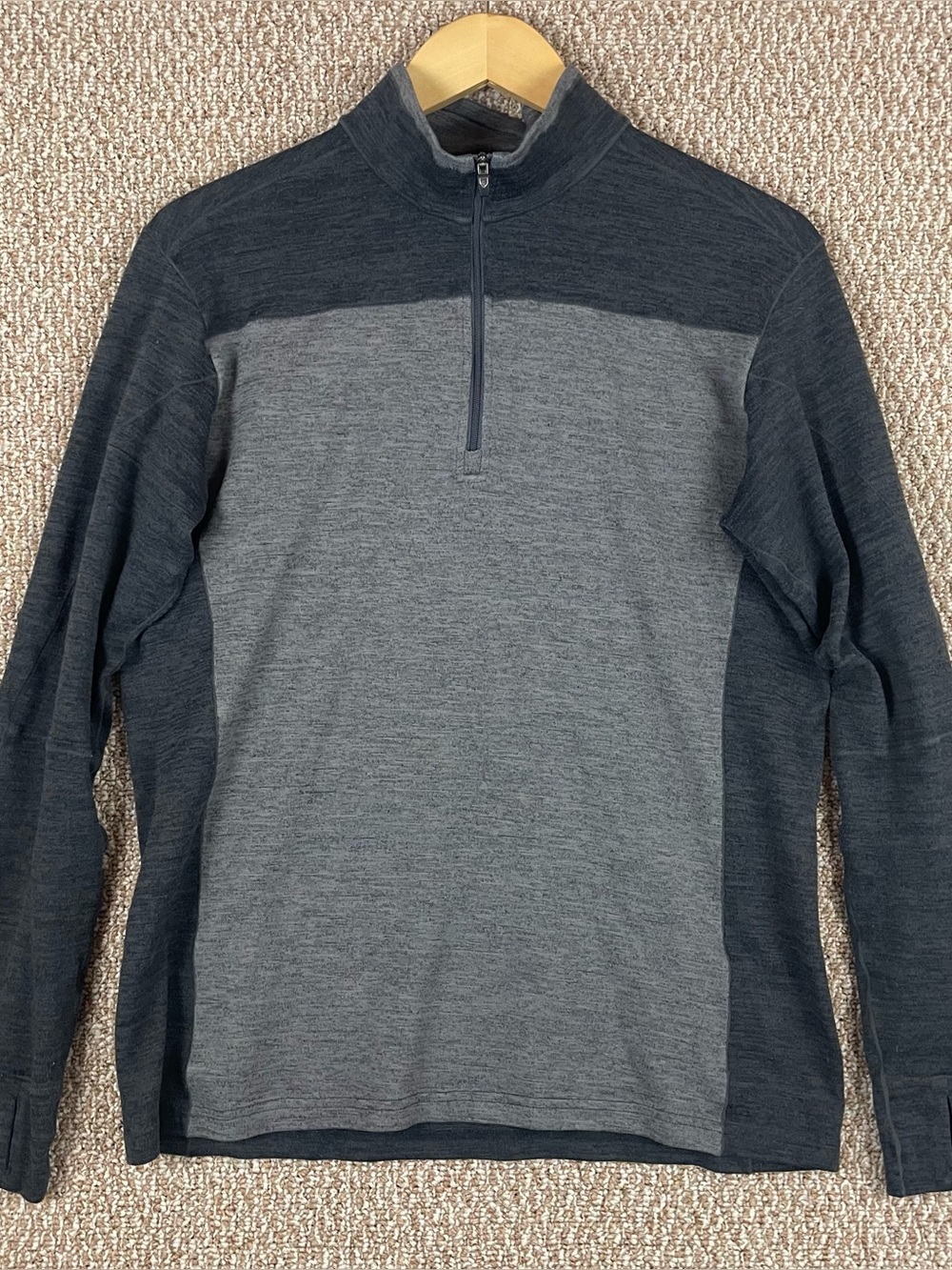 Kuhl Ryzer 1/4 Zip Mens Medium Thumb hole Pullover 3112 Sweatshirt 58